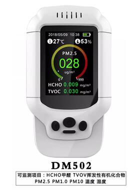 高档二氧化碳检测仪感器可携式OC2测浓度空质量氧气监测家用含气