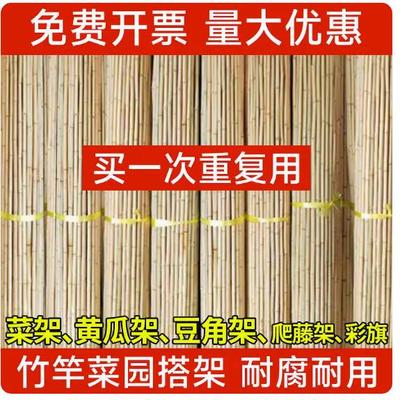 菜园搭架豆角黄瓜支架旗杆吊顶竹竿青黄竹竿防腐室内户外装修竹竿