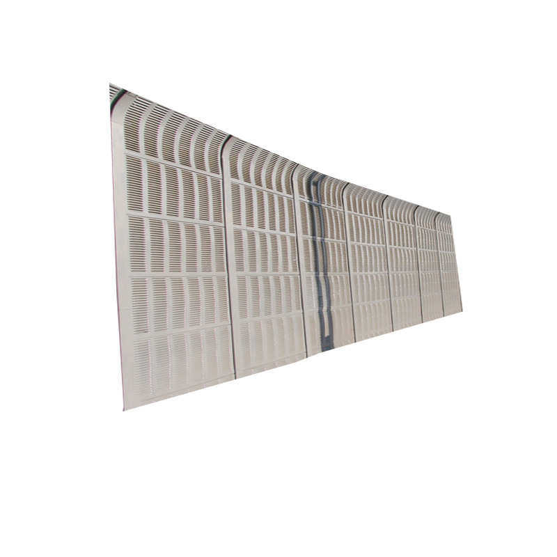 定制加工隔音屏障金属彩钢制作高速公路高架桥梁别墅隔音墙声屏障