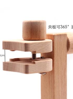 I9EK法式刺F767MT9T绣功能榉绣夹桌多面可调节绷十木字绣刺绣绣架