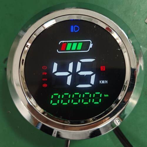 覆古龟王LED电动车液晶仪表显示屏码表显示器改装配件48v60v72