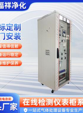 在线检测仪表柜系统气体分析仪二氧化硫监测系统氧含量检测仪