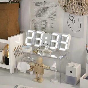Smart 3d Digital Alarm Clock Wall Clocks Home Decor Led