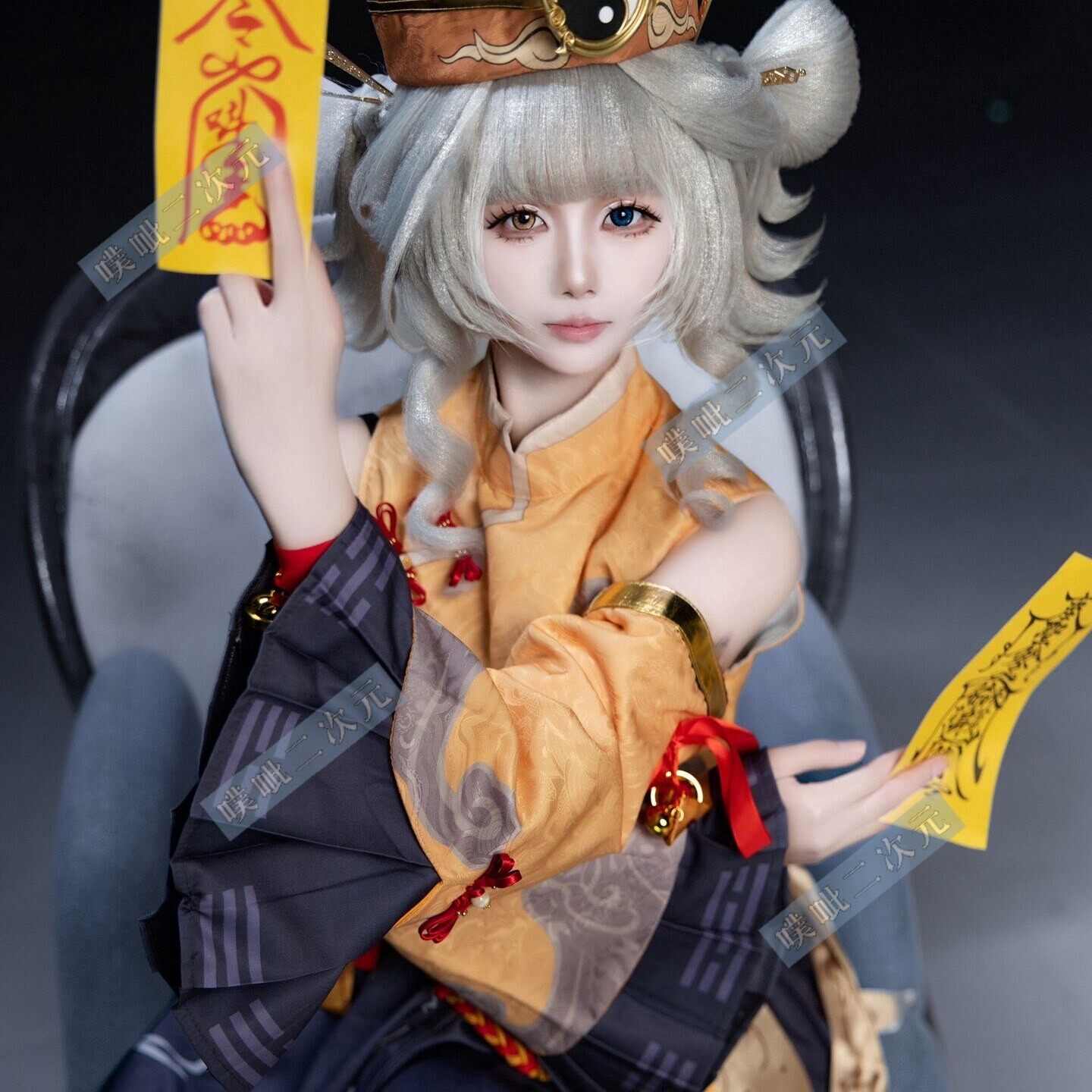 超自然行动组莉莉cos服除妖小师妹捉妖奇妙夜cosplay道具假发鞋子图片