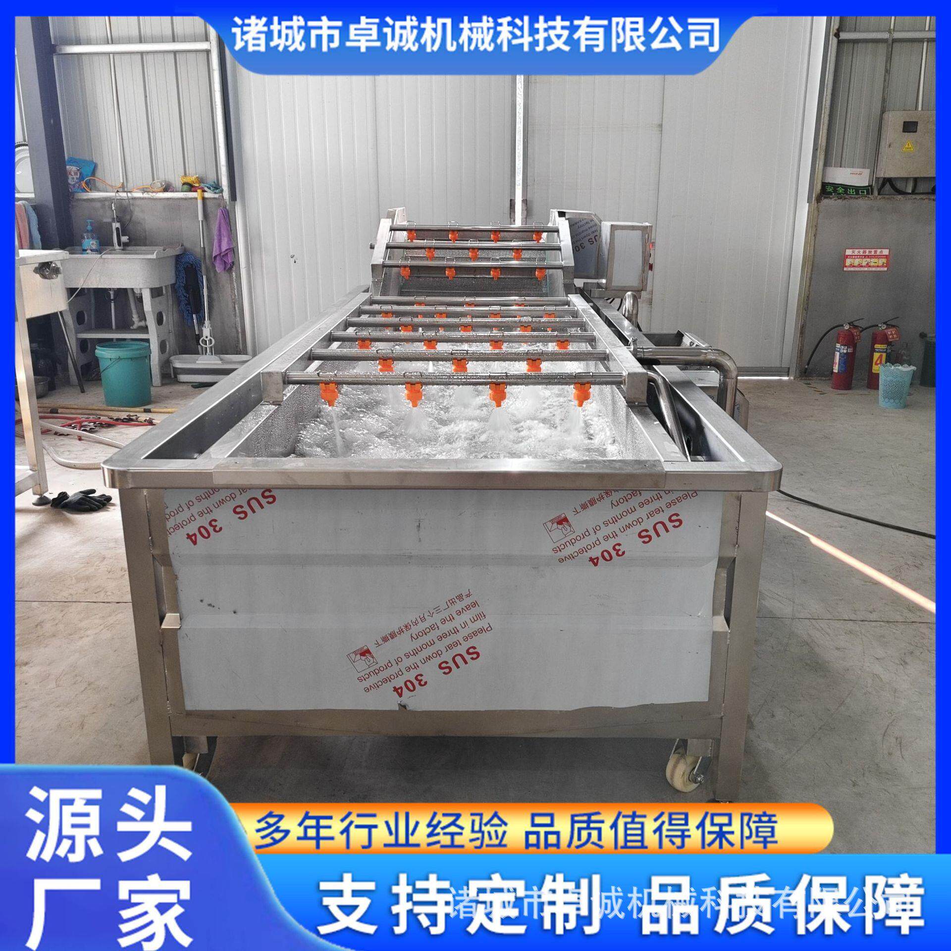 多功能自动洗菜机生姜清洗机水果蔬菜清洗设备大型商用气泡清洗