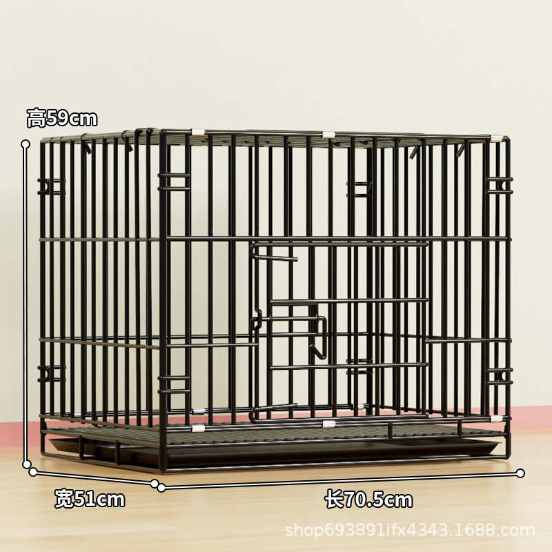 新款狗小型犬笼笼子运输笼子狗加固特笼猫笼大型犬室内狗窝粗折叠