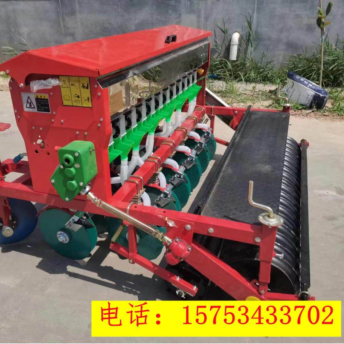 加重型小麦高粱播种机 圆盘开沟式施肥种植机