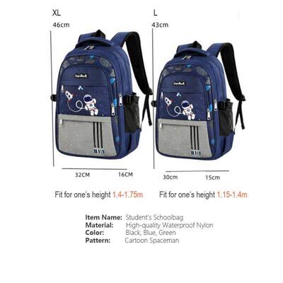 Children School Bags Boys School Backpack Spaceman Waterpro.