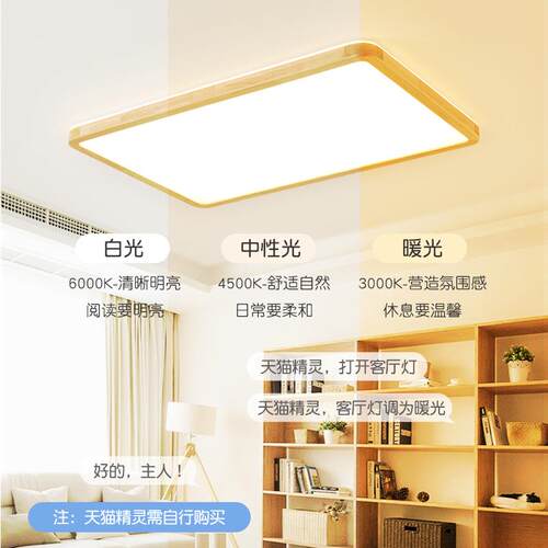 新款直销日式超薄吸顶灯实木主卧室灯现代简约北欧led房间小卧客