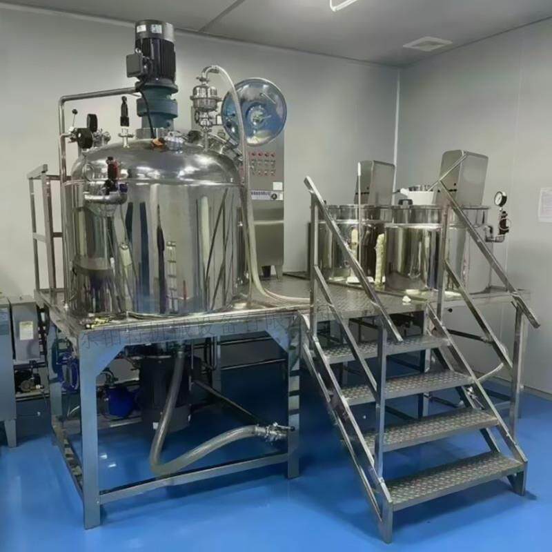 加热冷却反应釜搅拌罐 木蜡油液体搅拌罐 润滑油混合高速拌料罐