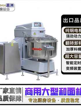 厂家直销全自动大功率大容量和面机商用双速双动揉面机面粉食品厂
