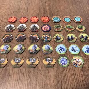 GOA2 亚特兰蒂斯守护者亚克力配件 token 安妮桌游