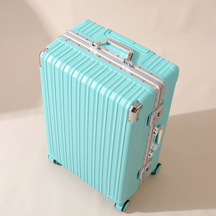 皮箱子 高档高颜值日系行李箱女拉杆箱男小型铝框20旅行箱加厚密码