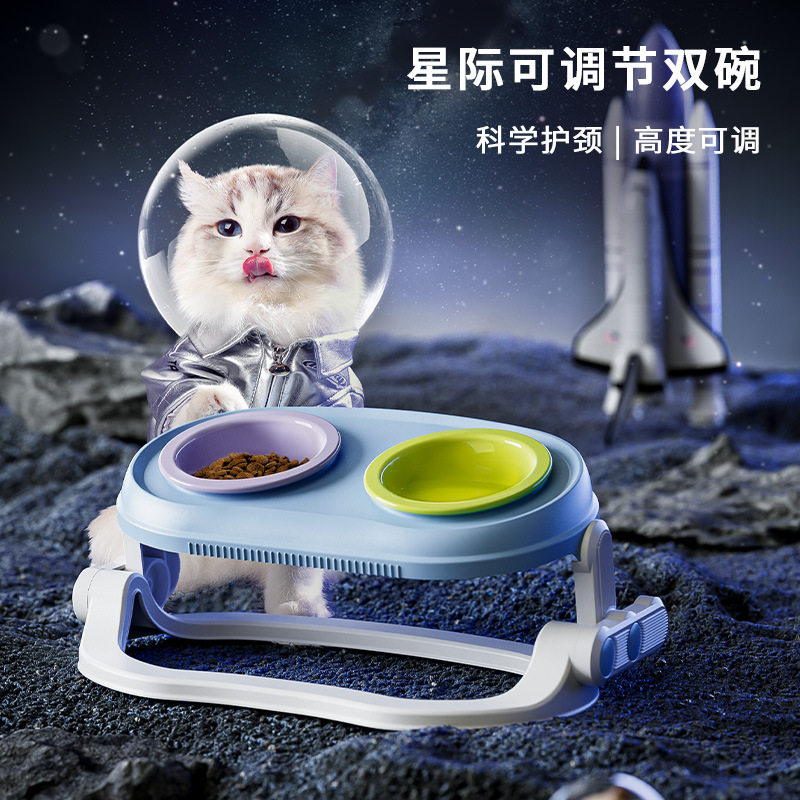 多角度宠物狗流体动物星际慢食碗