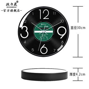 反方向的钟周杰伦怀旧挂钟反走倒走时钟时光倒流逆时针30cm