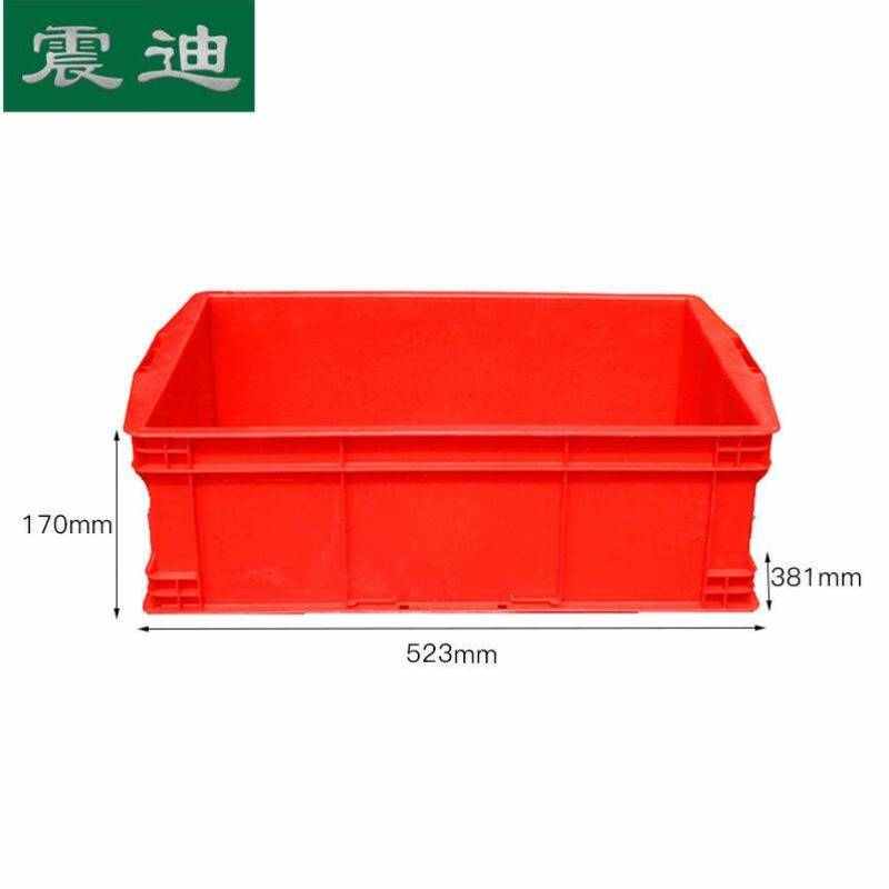 震迪周转箱流水线物品盛放筐车间叠放塑料箱523*381*170