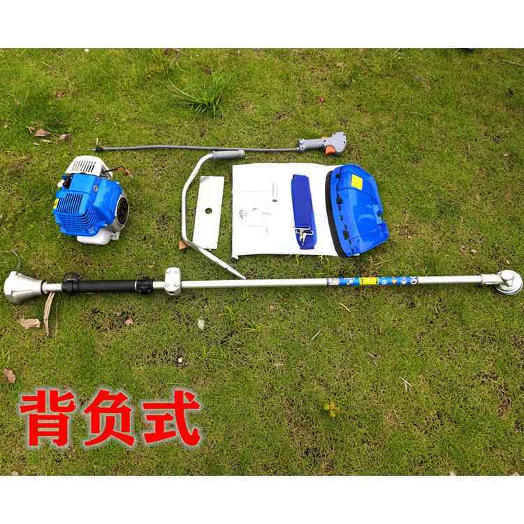 重庆两四二冲程砍坝草机烧纯汽油割草背负斜跨式多功能打园林荒地