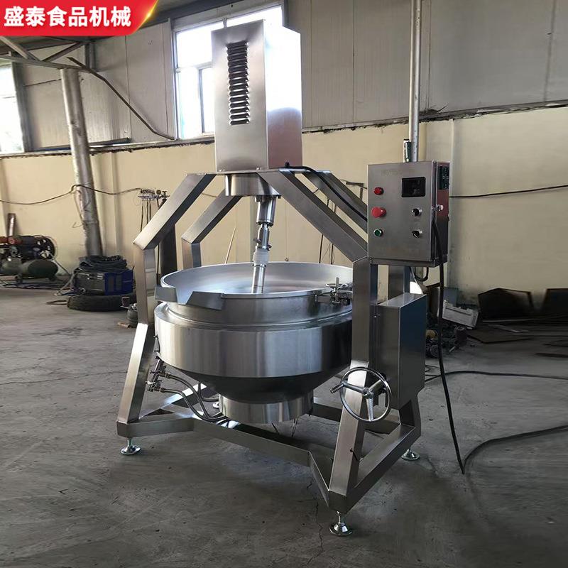全自动电加热行星搅拌炒锅食品厂学校食堂员工餐厅大锅菜搅拌炒锅