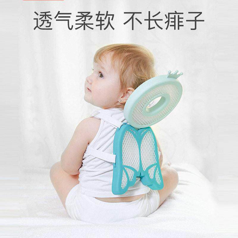 宝宝防摔头部保护垫婴儿护头帽夏季儿童学防摔枕透气3D厂家直销