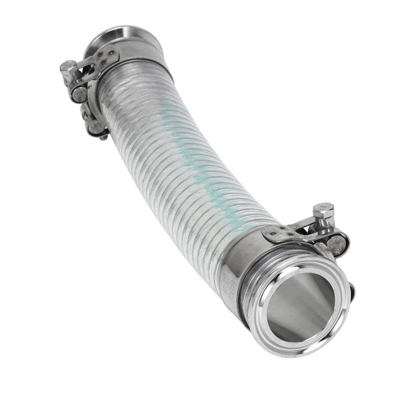 特厚PVC食品级透明钢丝软管无味水管总成不含塑化剂塑料管接头304