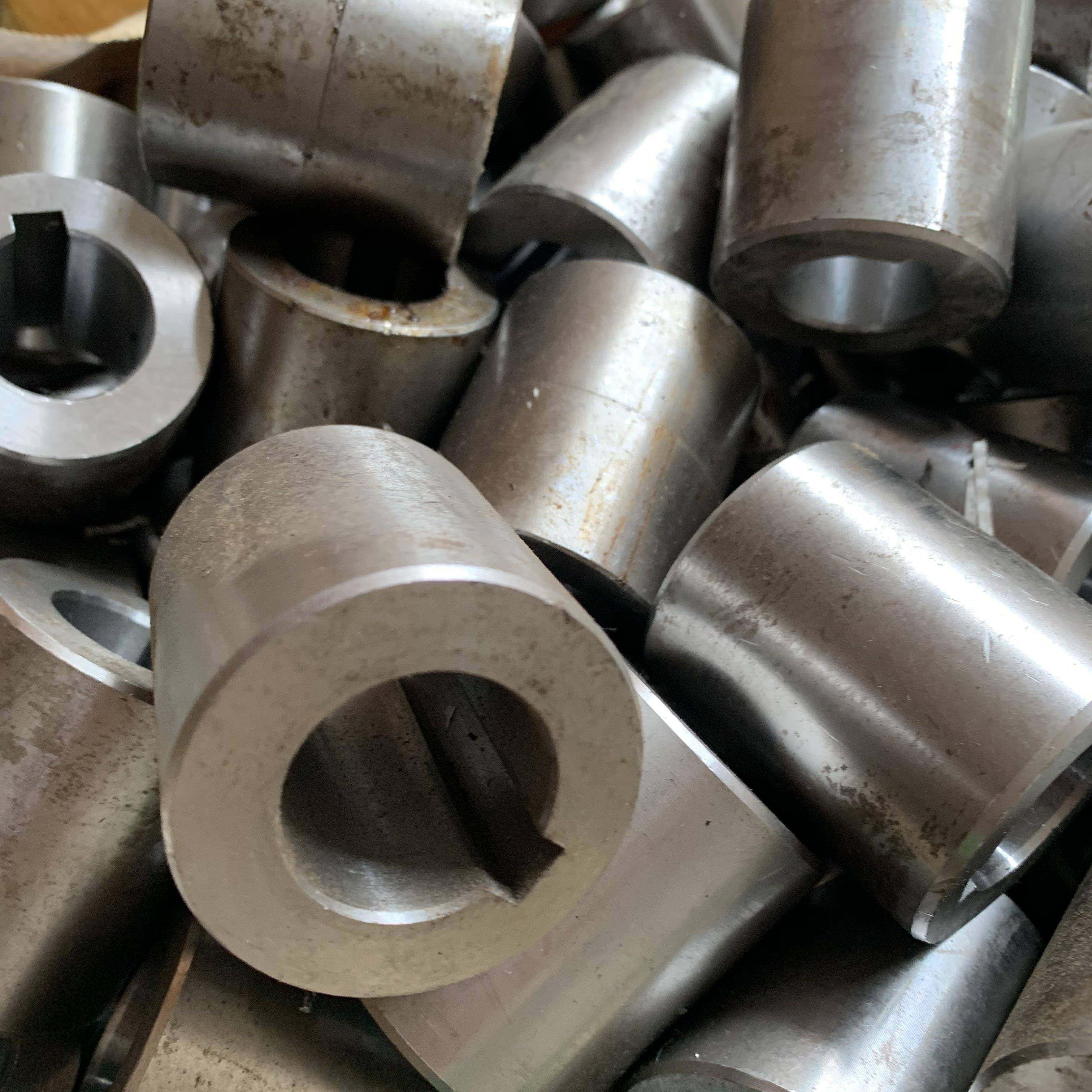 联轴器平单键槽 连接套 抱紧式电机油泵联轴器 材质45号钢,金属材料及制品,金属加工件/五金加工件,淘宝优惠券,粉丝福利购,淘宝优惠卷