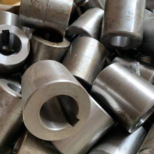 联轴器平单键槽 连接套 抱紧式电机油泵联轴器 材质45号钢