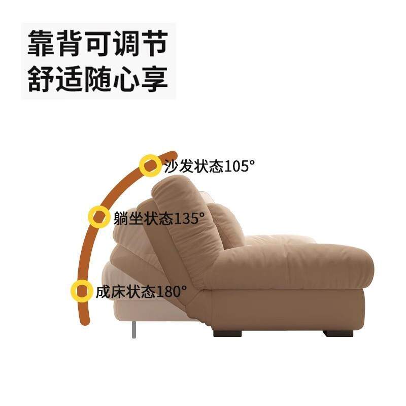 云朵两折叠沙发代多功1能可沙发床客厅小用户型现简约奶油风网红