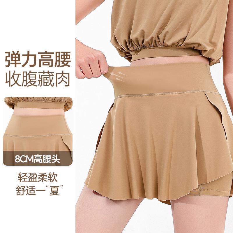 tennis pleated dry outdoor skirt high womens quick summer
