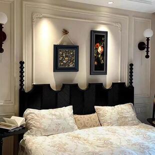 法式卧室床头挂画 画高级小众古风装饰画 画覆古客厅组合玄关饭厅