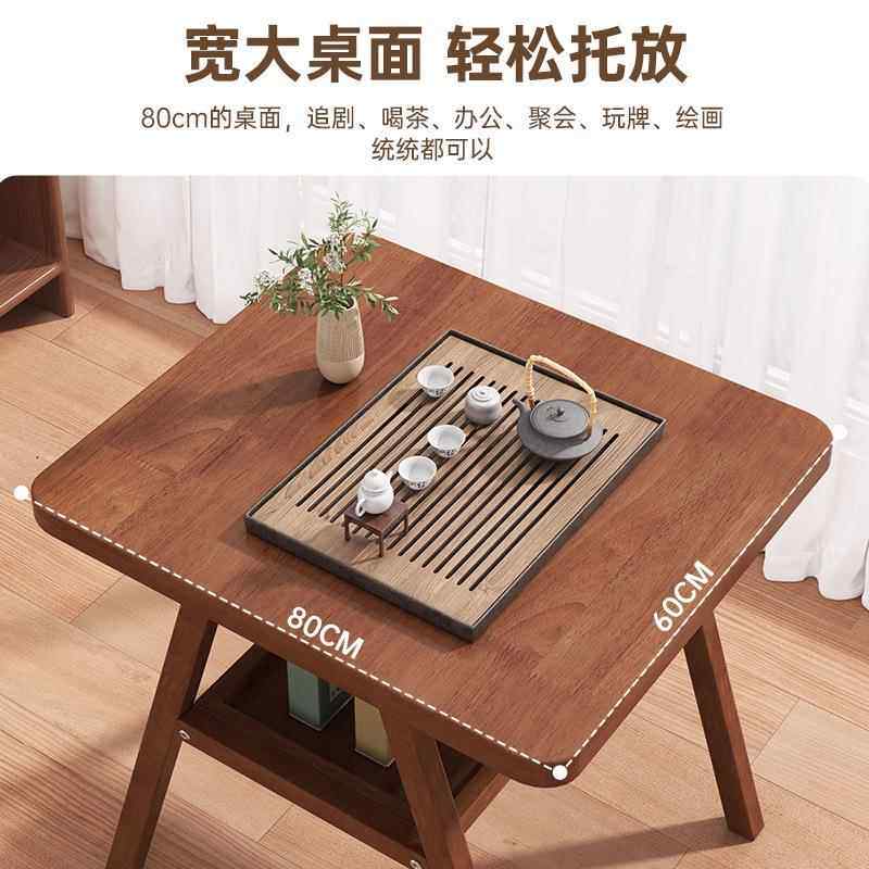 实木茶桌茶几小型家用阳小桌台子户外休闲户茶桌椅合组室外CNX小