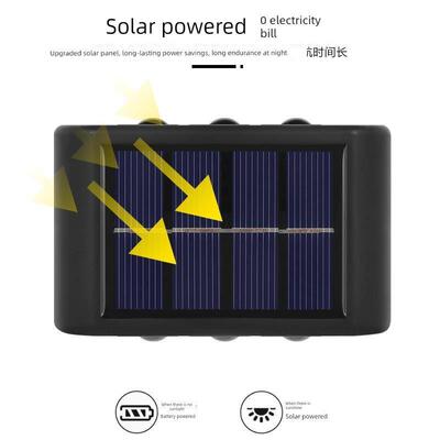 Solar outdoor patio lights太阳能户外庭院灯家用壁灯