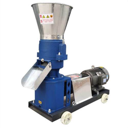 小型牧草饲料颗粒成型机鸡鸭牛羊兔饲料颗粒机平模牛颗粒饲料机