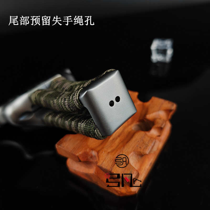 钛合金恶魔弹弓 弓凡小怪兽免绑快夹扁皮弓 户外精准弹射弹工玩具