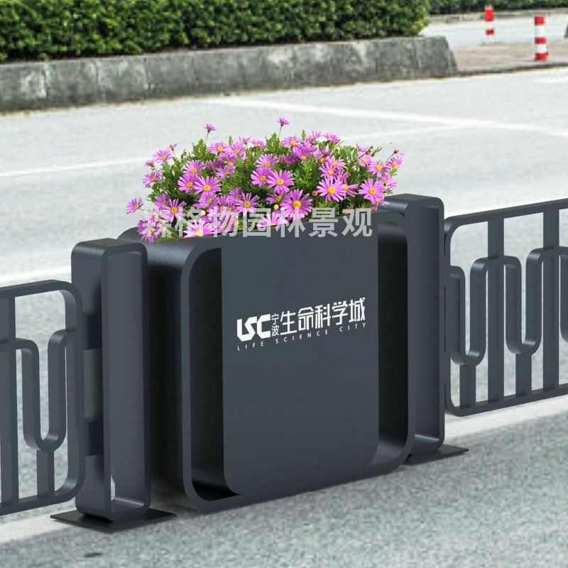 商业街箱护栏户外花铁组合花架室外不锈钢花护铁花坛艺艺景区箱