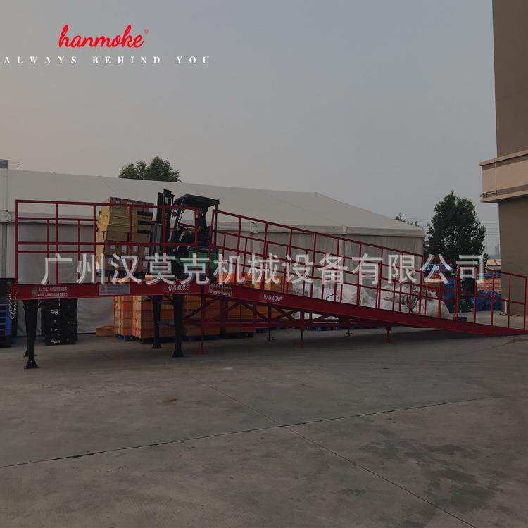 厂家鑫升40吨分体式登车桥高品质重型装卸货平台登车桥非标定制