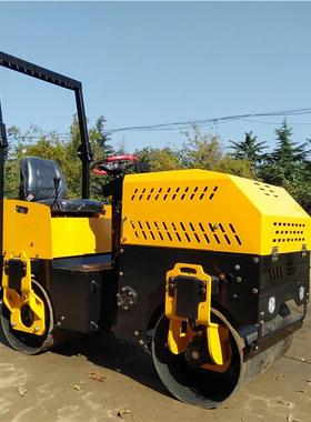 1.沟5t槽草坪沥青土小型682压路机 振动碾 双钢沙轮液转向压压路