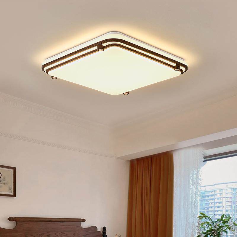 高档中古风卧室灯美式复古乡村吸顶灯全光谱护眼高级感主卧房间灯