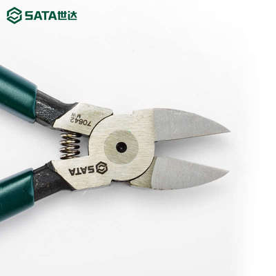 世达塑料水口钳偏口钳弹簧剪线钳6寸7寸斜嘴钳70641 70642  70643