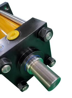 机人型拉PUZ式杆油轻缸长行程可调传器动装置增压缸方形标准拉杆