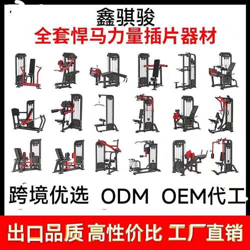 悍马健身器材全套力量商用推胸飞鸟卧推高拉背大腿内外侧训练器械