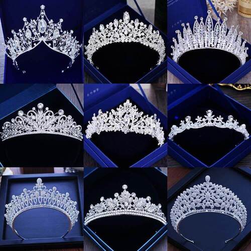 Diverse Silver Gold Color Crystal Crowns Bride tiara Fashion