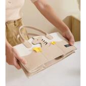 Baby Organizer bag Diaper mummy Bag handheld Felt Pockets