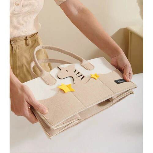 Felt Diaper Bag Baby Organizer Pockets handheld mummy bag mo