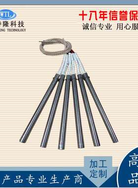厂家销质耐高温干烧电热管直发热优管单热FBM头热弯机电管耐温950