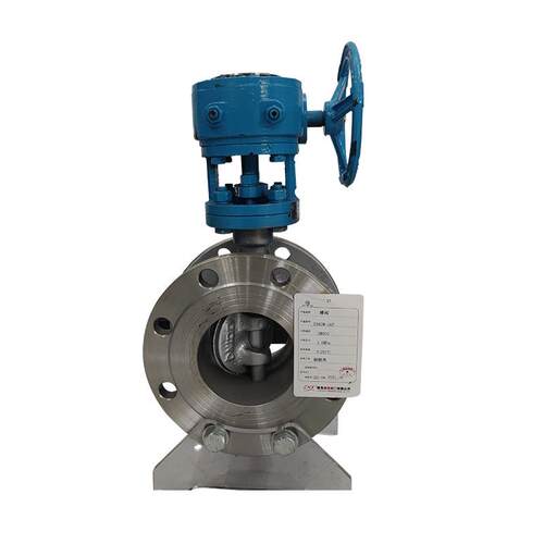 源头厂家D343W三偏心蝶阀用于水系统工业法兰涡轮国标阀门304