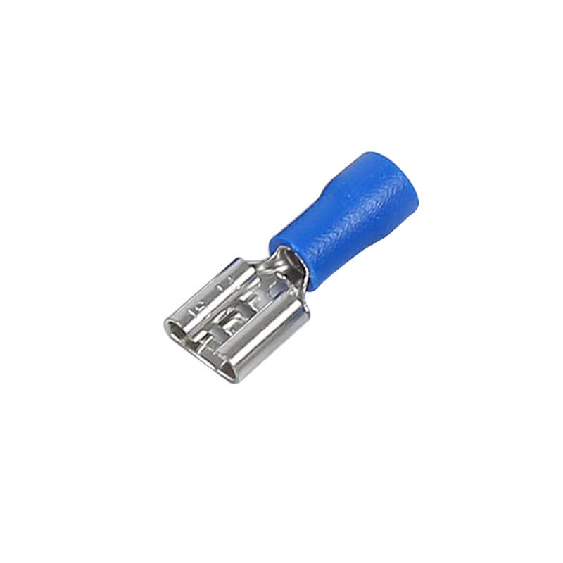 插簧端子FDD2-250半绝缘插簧6.3mm冷压接线母端子线耳接头1000只