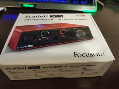 Focusrite福克斯特 Scarlett solo三代评测使用揭秘,答案在这里