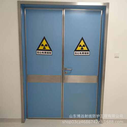 手术室电动平移铅门 防射线铅门 CT射线防护门 山东厂家生产防护