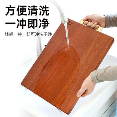 整木加厚蔷薇木木菜板厨房家用砧板耐砍耐剁实木双面案板厂家批发