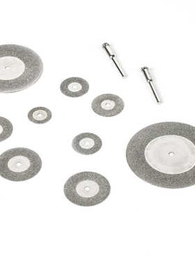 38pc金刚砂锯片金刚石切割片玉石玻璃陶瓷切割片电磨配件套装